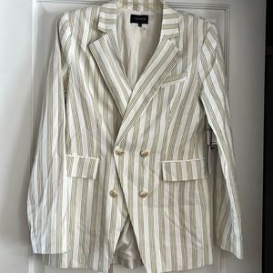 1. State Striped Blazer Size 8